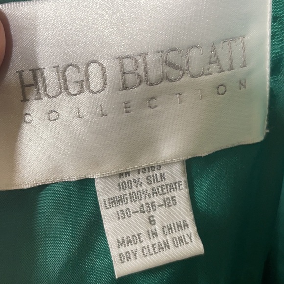 Vintage Hugo Buscati silk sheath dress - Picture 5 of 6